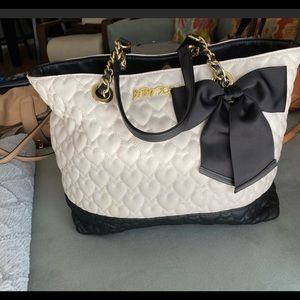 Betsey Johnson tote with Matching.  Selling as a set.